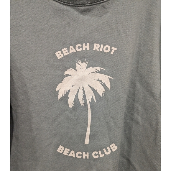 Beach Riot Beach Club Long Sleeve Crew Sweatshirt Size Small - Picture 2 of 5
